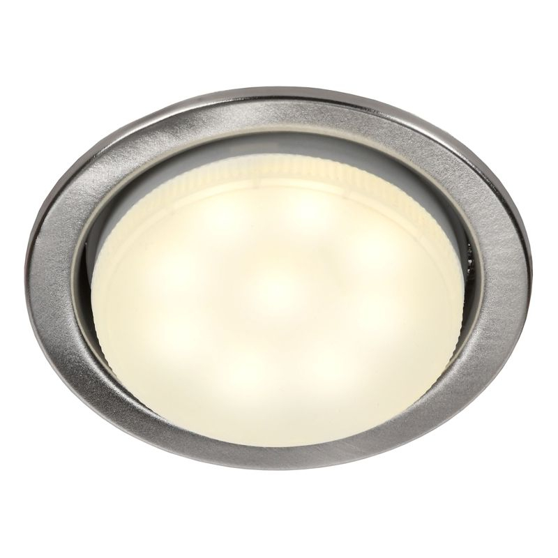 Светильник 4114 встраиваемый под лампу GX53 хром матовый IEK