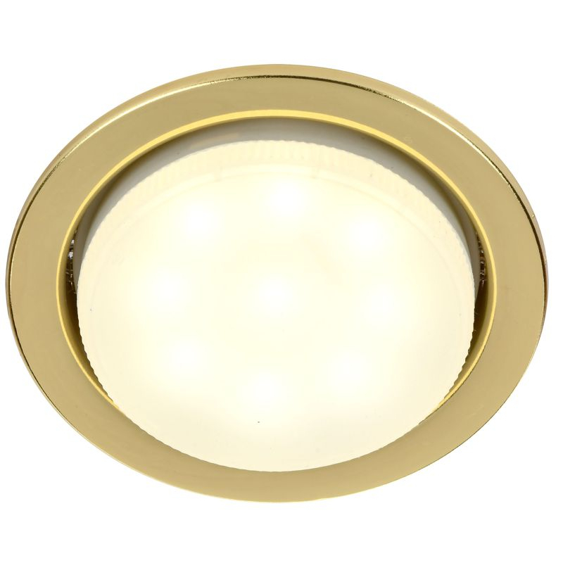 Светильник 4114 встраиваемый под лампу GX53 золото IEK