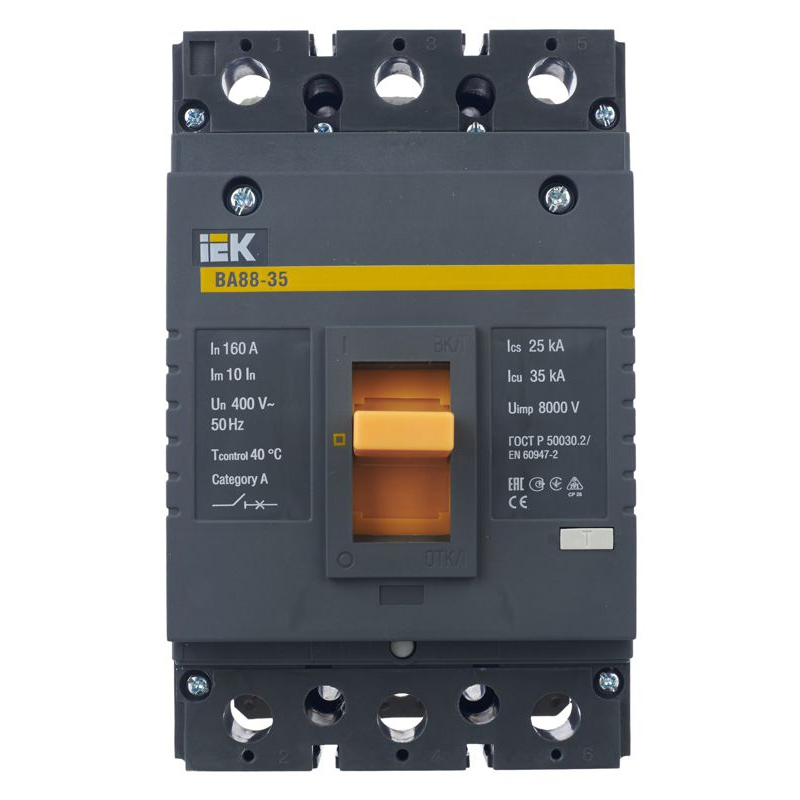 Выключатель автоматический ВА88-35 3Р 160А 35кА IEK