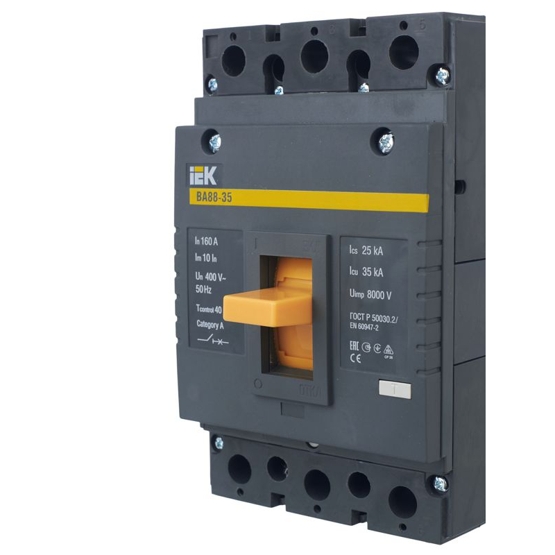 Выключатель автоматический ВА88-35 3Р 160А 35кА IEK