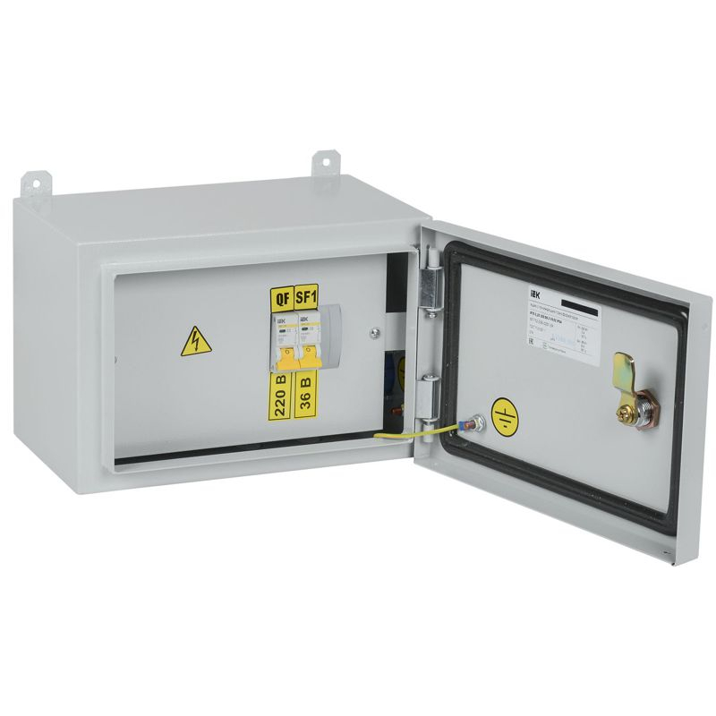 Ящик с понижающим трансформатором ЯТП-0,25 230/36-2 УХЛ2 IP54 IEK