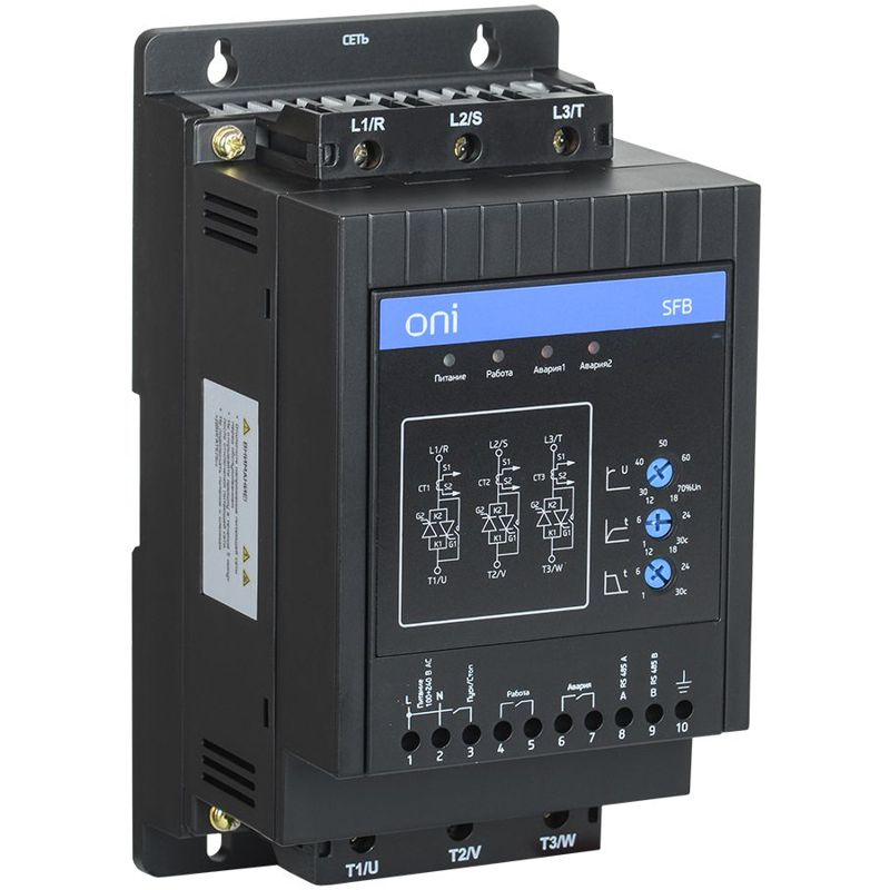 Устройство плавного пуска SFB 3Ф 380В 11кВт 22A Uупр 110-220В Modbus ONI