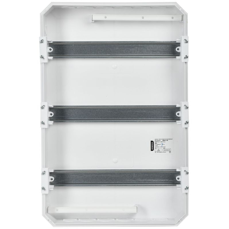 Корпус пластиковый ЩРВ-П-36 черная прозрачная дверь IP41 GENERICA