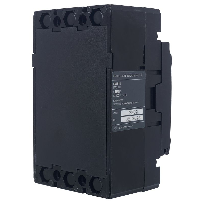 Выключатель автоматический ВА88-32 3Р 63А 25кА MASTER IEK