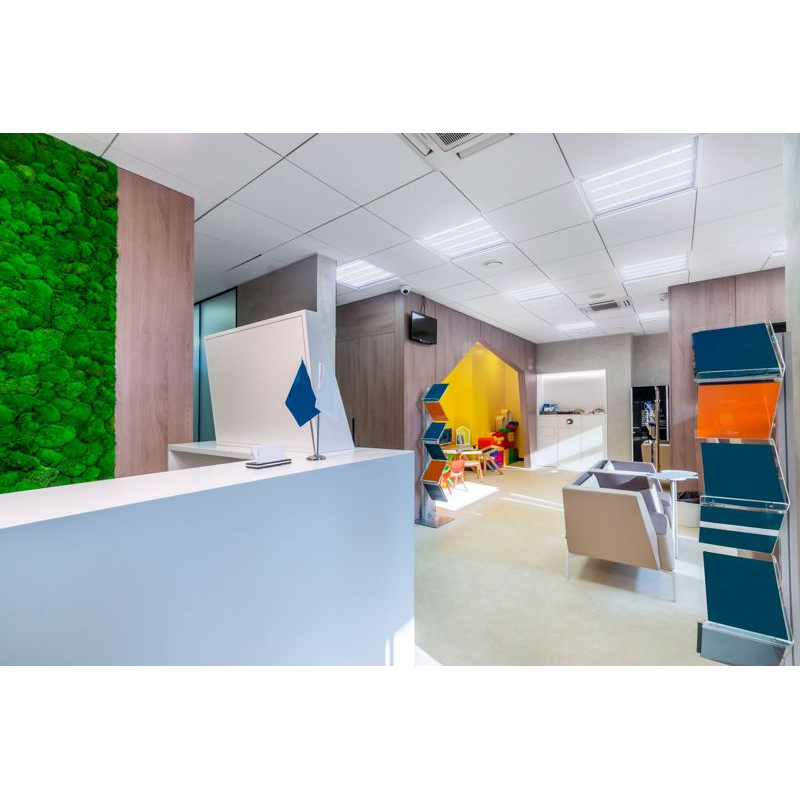 Светильник светодиодный ДВО 6560-P 36Вт 6500К 595х595х20 призма IEK