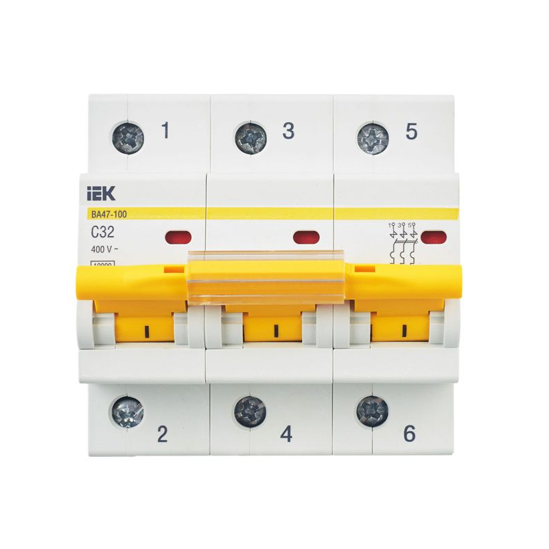 KARAT Автоматический выключатель ВА47-100 3P C 32А 10кА IEK