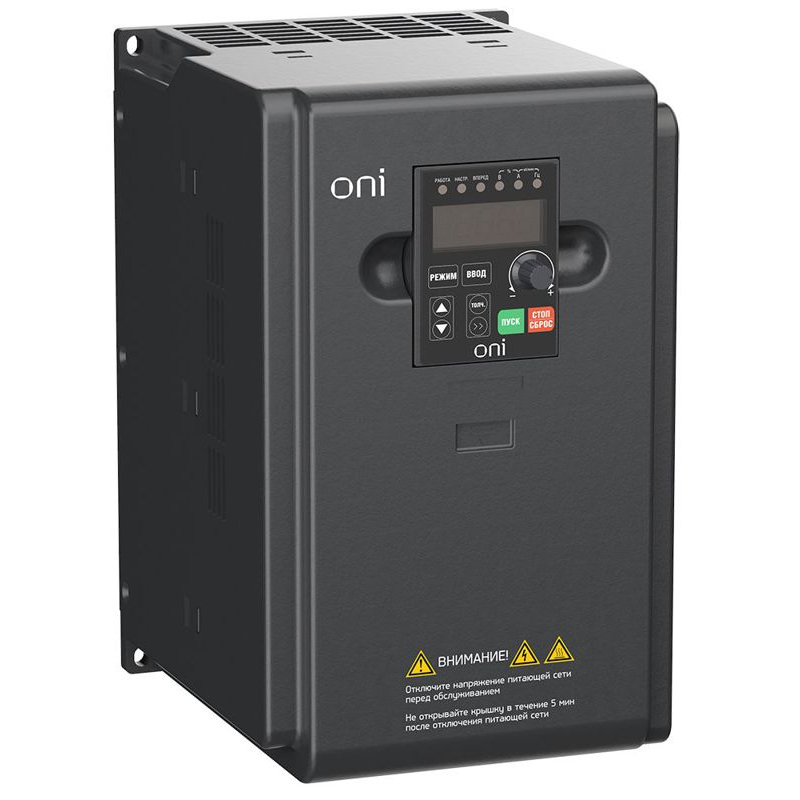Преобразователь частоты A150 380В 3Ф 7,5кВт 17А со встроенным тормозным модулем ONI
