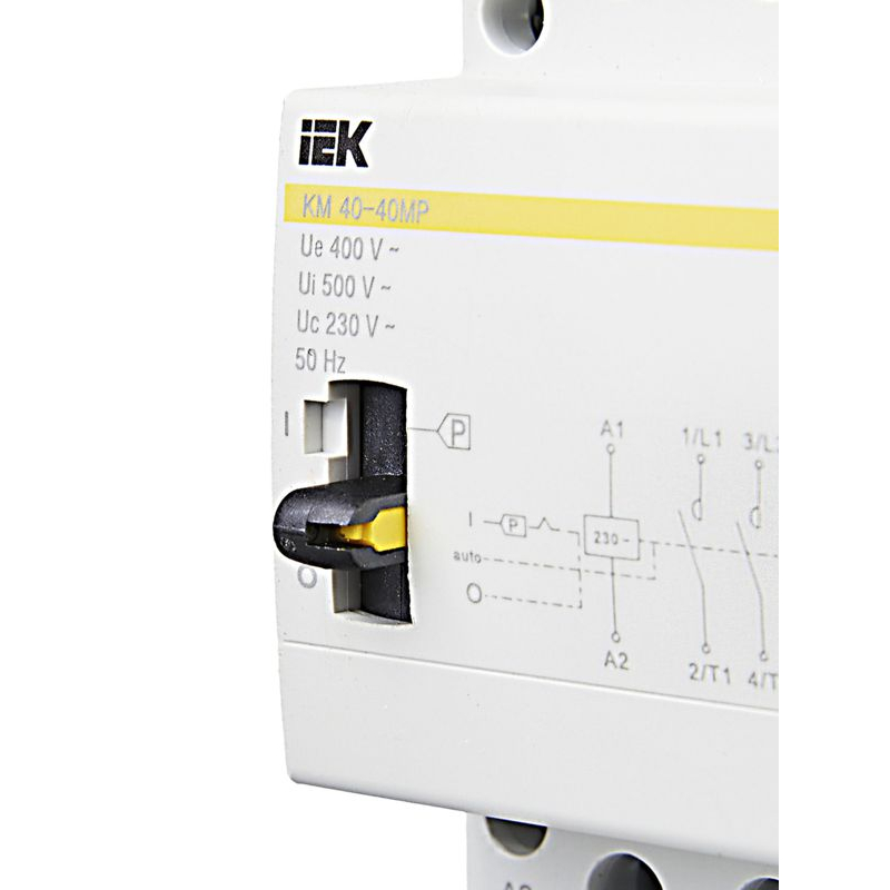 Контактор модульный с ручным управлением КМ40-40МР AC KARAT IEK