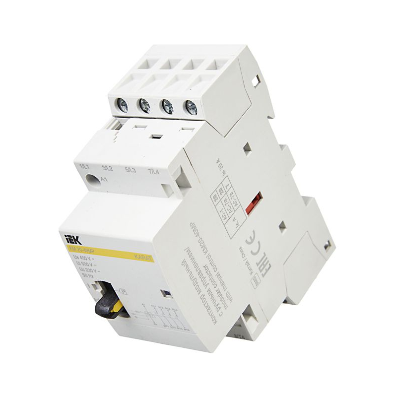 Контактор модульный с ручным управлением КМ20-40МР AC KARAT IEK