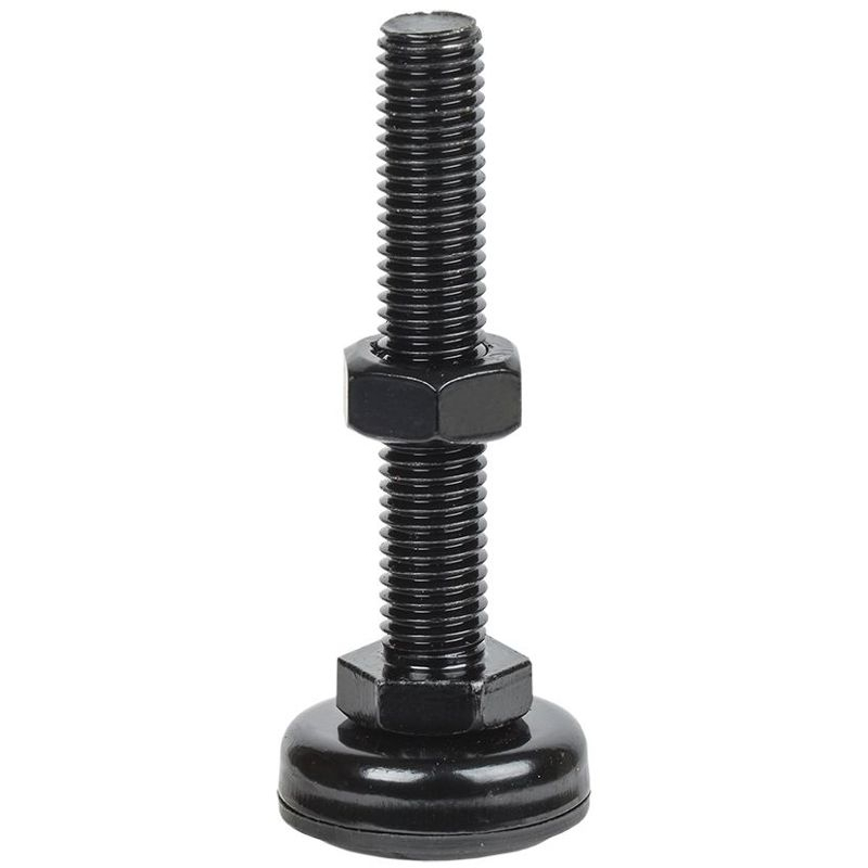 ITK Регулируемая опора (ножка) М12 90x34мм черная