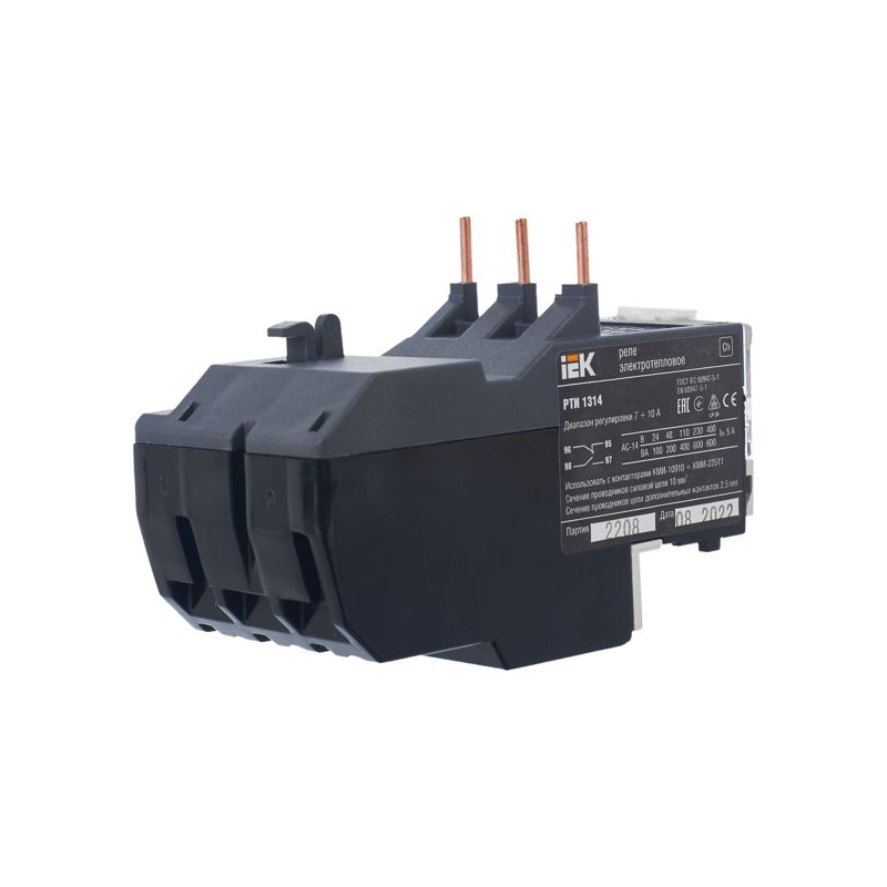 Реле РТИ-1314 электротепловое 7-10А IEK