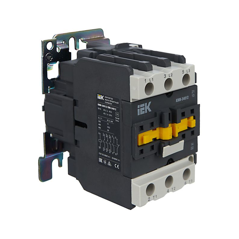 Контактор КМИ-34012 40А 230В/АС3 1NO;1NC IEK