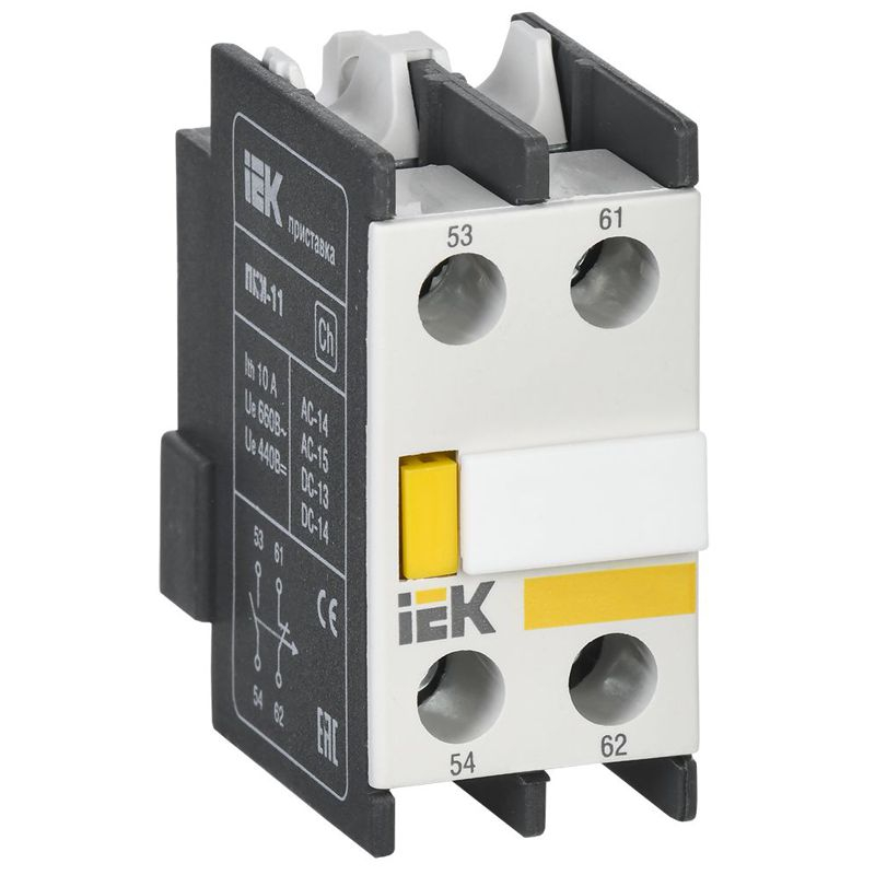 Приставка ПКИ-20 дополнительные контакты 2NO IEK