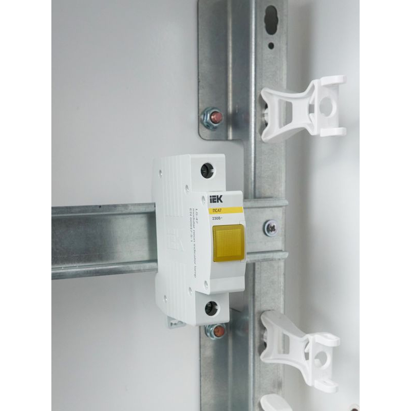 Лампа сигнальная ЛС-47 неон желтая IEK