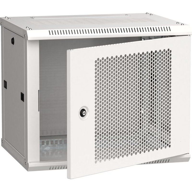 ITK Шкаф LINEA W 6U 600х450мм дверь перфорированная серый RAL7035