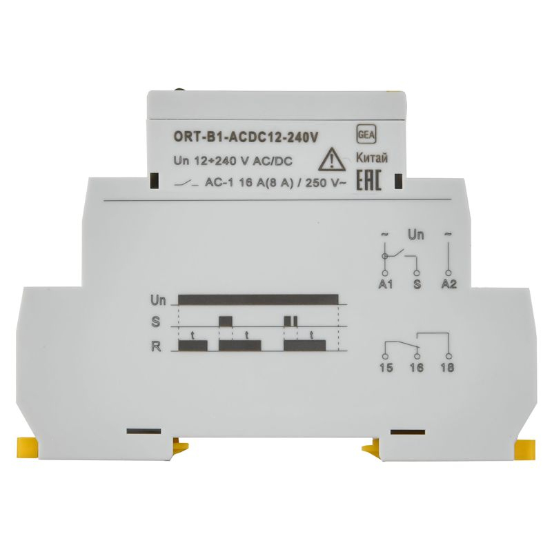Реле задержки выключения ORT 1 контакт 12-240В AC/DC IEK