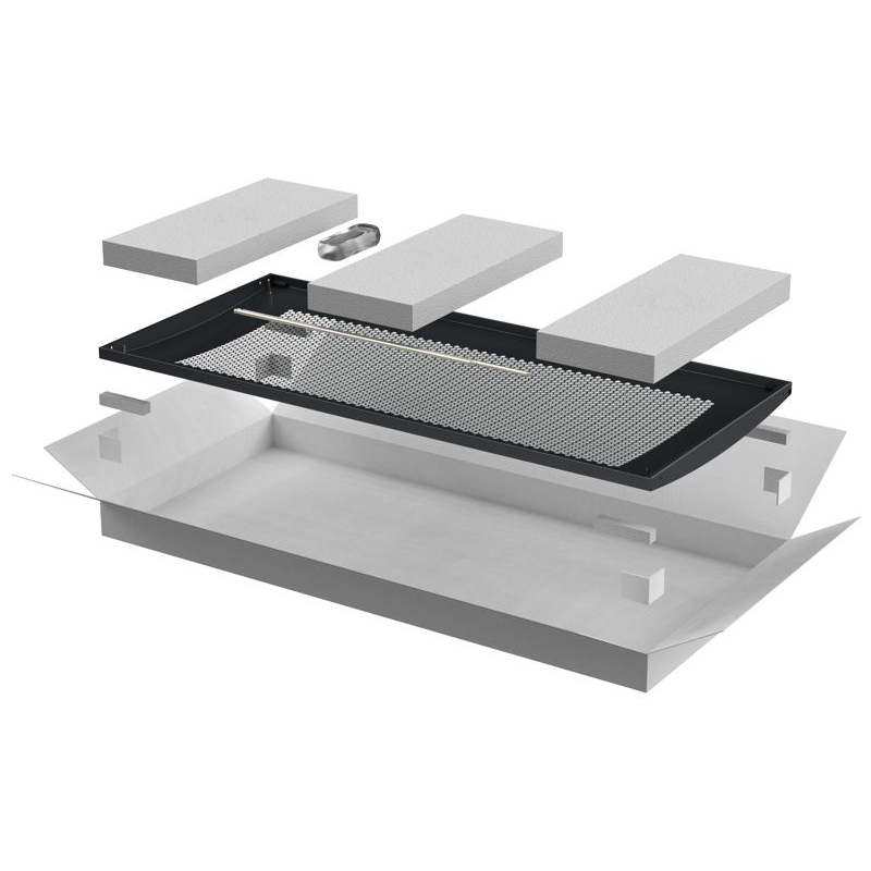 ITK LINEA N Дверь перфорированная 600мм для шкафа 33U черная