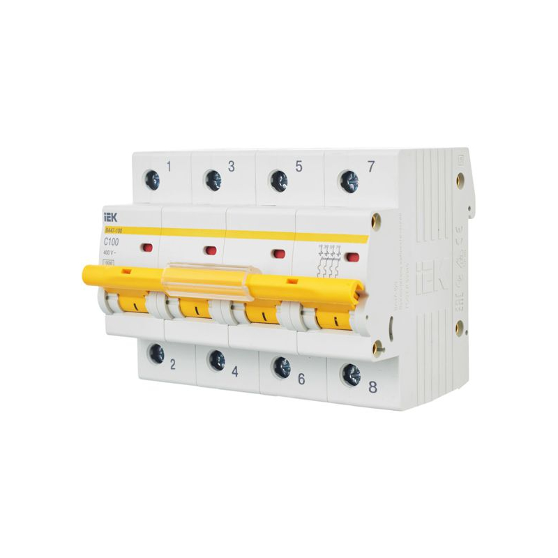 KARAT Автоматический выключатель ВА47-100 4P C 100А 10кА IEK