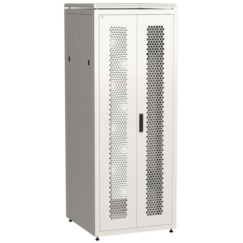 ITK LINEA N Шкаф сетевой 19 42U 800х800мм двери передняя перфорированная задняя двустворчатая перфорированная серый