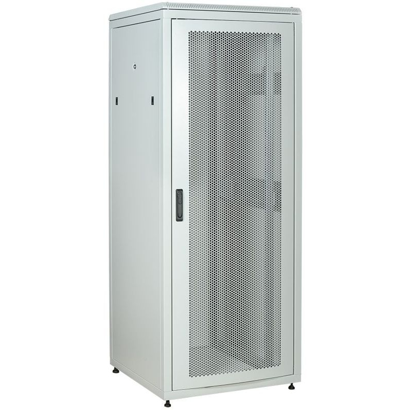 ITK LINEA N Шкаф сетевой 19 33U 800х800мм перфорированная передняя дверь задняя металлическая серый