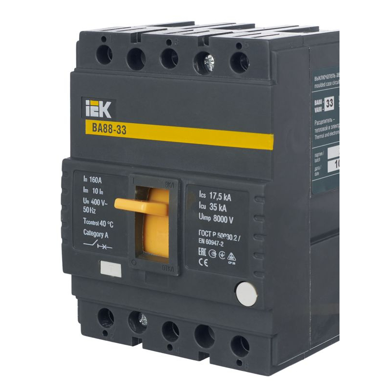 Выключатель автоматический ВА88-33 3Р 160А 35кА IEK