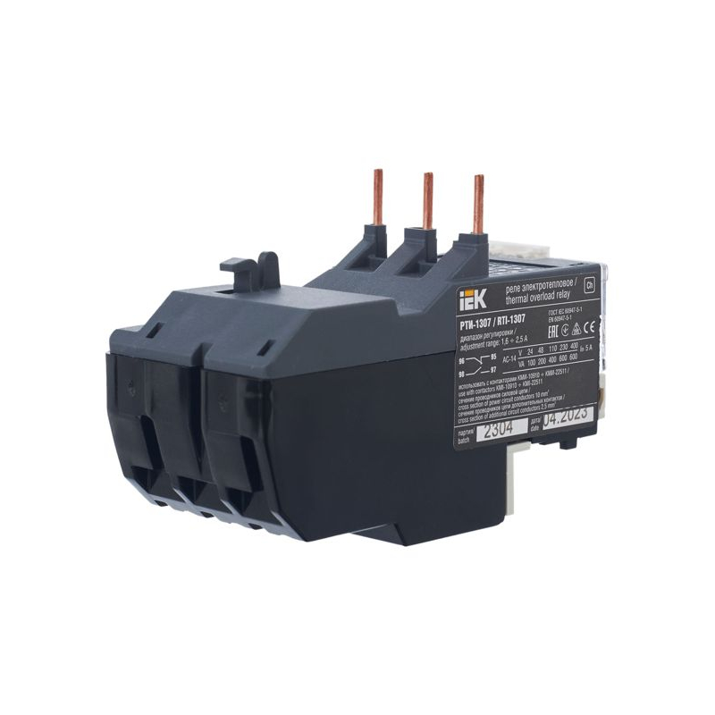 Реле РТИ-1307 электротепловое 1,6-2,5А IEK