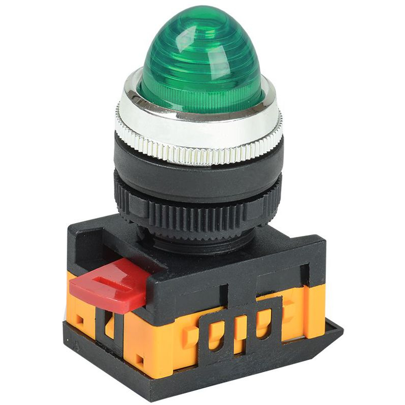 Лампа AL-22 сигнальная d=22мм зеленый неон/240В цилиндр IEK Лампа AL-22 сигнальная d=22мм зеленый неон/240В цилиндр IEK