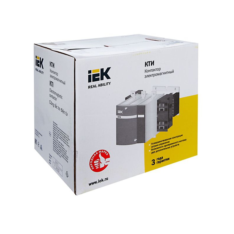 Контактор КТИ-5115 115А 400В/АС3 IEK