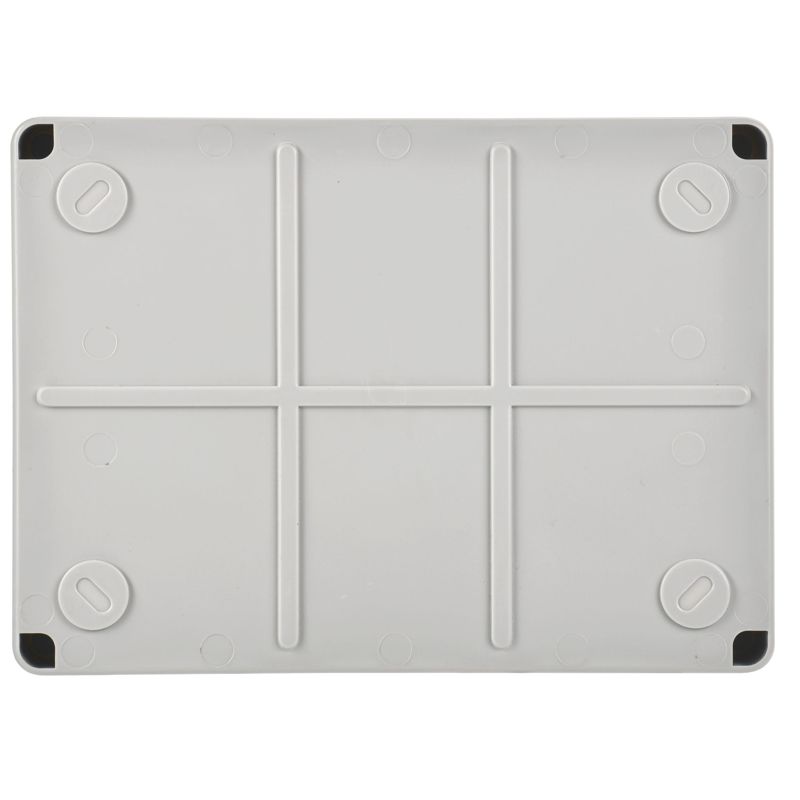 Коробка распаячная КМ41246 для открытой проводки безгалогенная (HF) 190х140х120мм IP55 10 гермовводов серая IEK