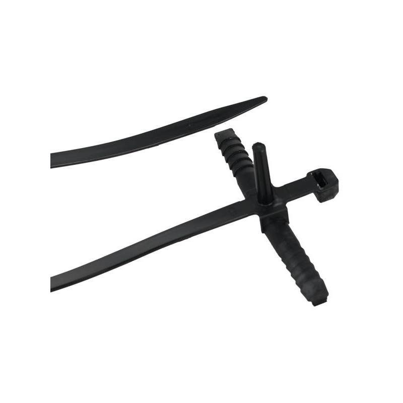 Хомут дюбельный ХД 7х150 черн (50шт/упак) IEK