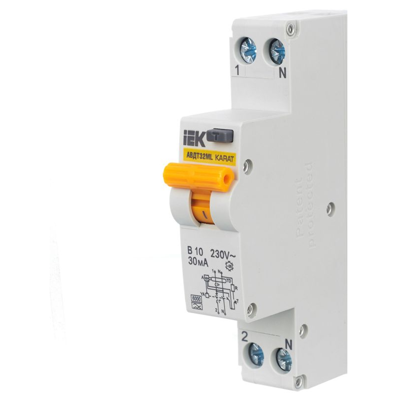 Выключатель автоматический дифференциального тока АВДТ32МL B10 30мА KARAT IEK