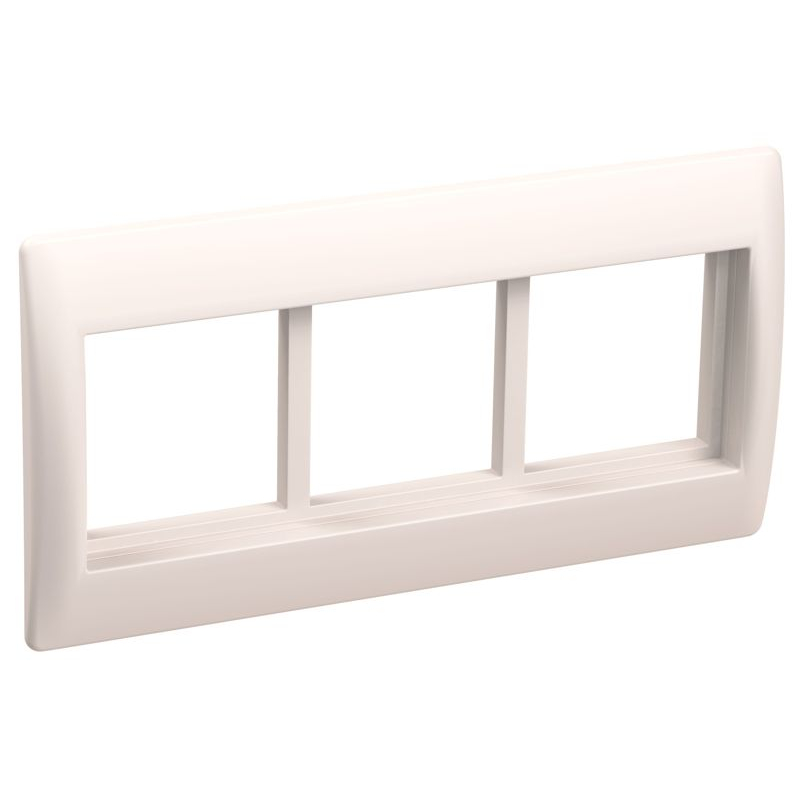 PRIMER Рамка и суппорт на 6 модулей 75мм для кабель-каналов 100х40 и 100х60 белый IEK