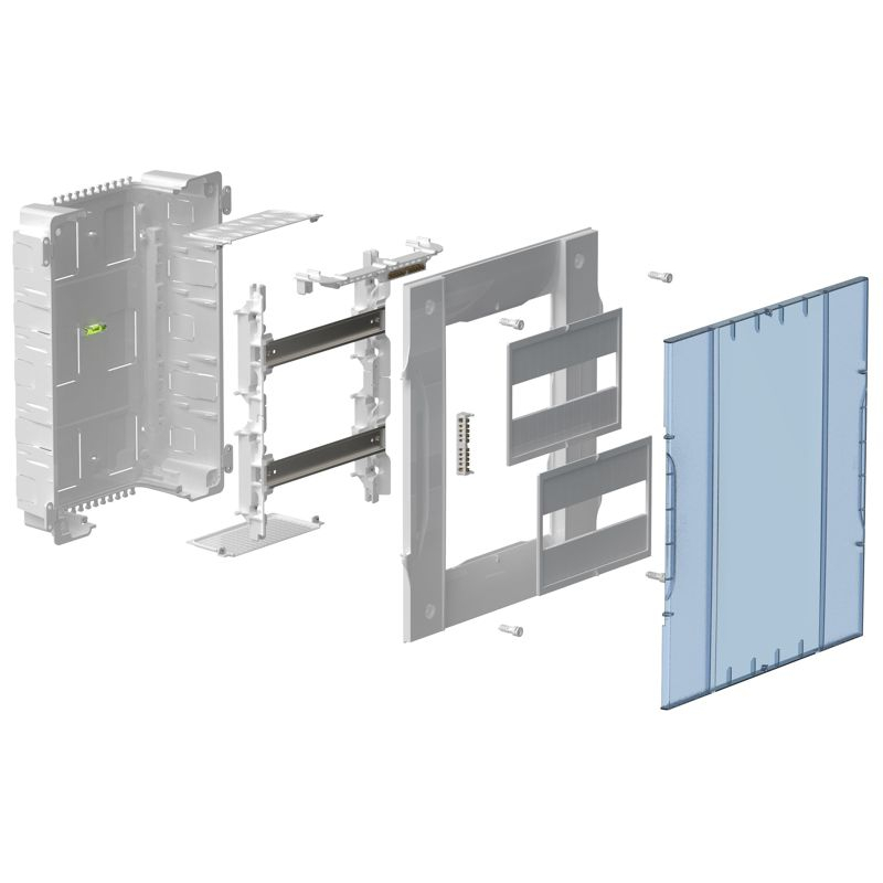 KREPTA Корпус пластиковый ЩРВ-П-24 белая дверь IP40 IEK