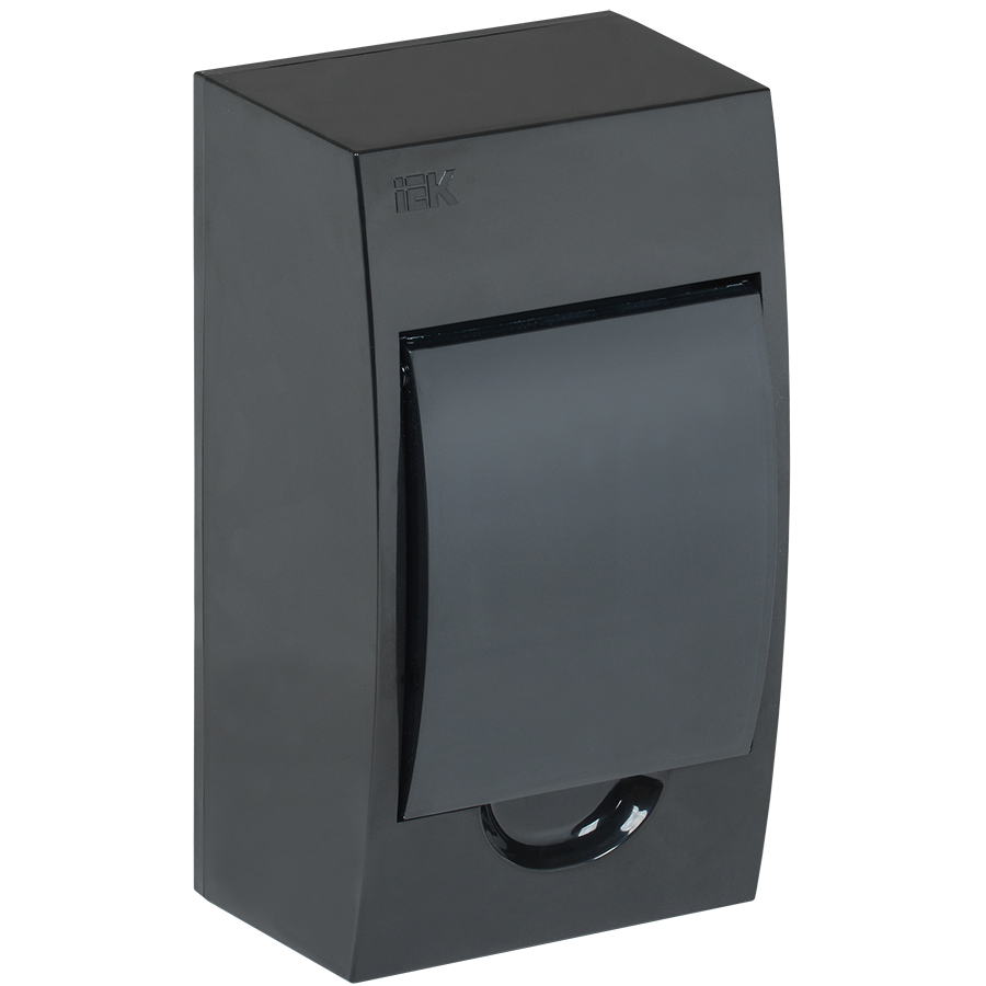 KREPTA 3 Корпус пластиковый ЩРН-П-4 IP41 черная дверь черный IEK