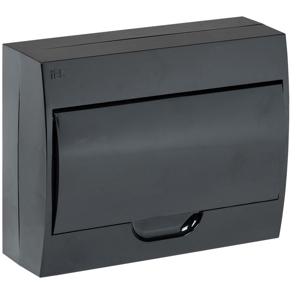 KREPTA 3 Корпус пластиковый ЩРН-П-12 IP41 черная дверь черный IEK