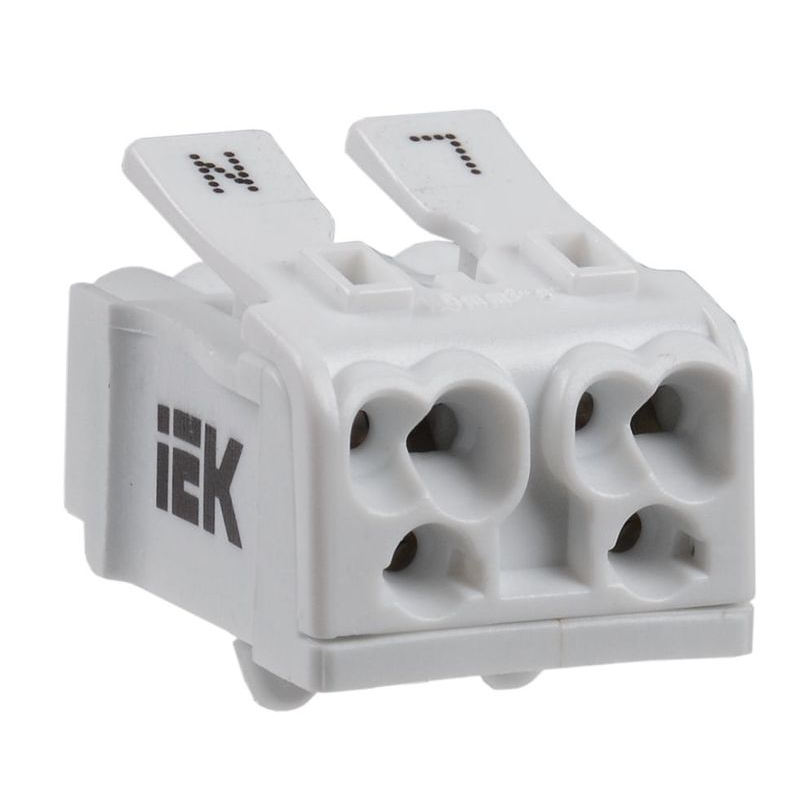 Клемма пружинная соединительная КСПн2-L+N IEK Клемма пружинная соединительная КСПн2-L+N IEK