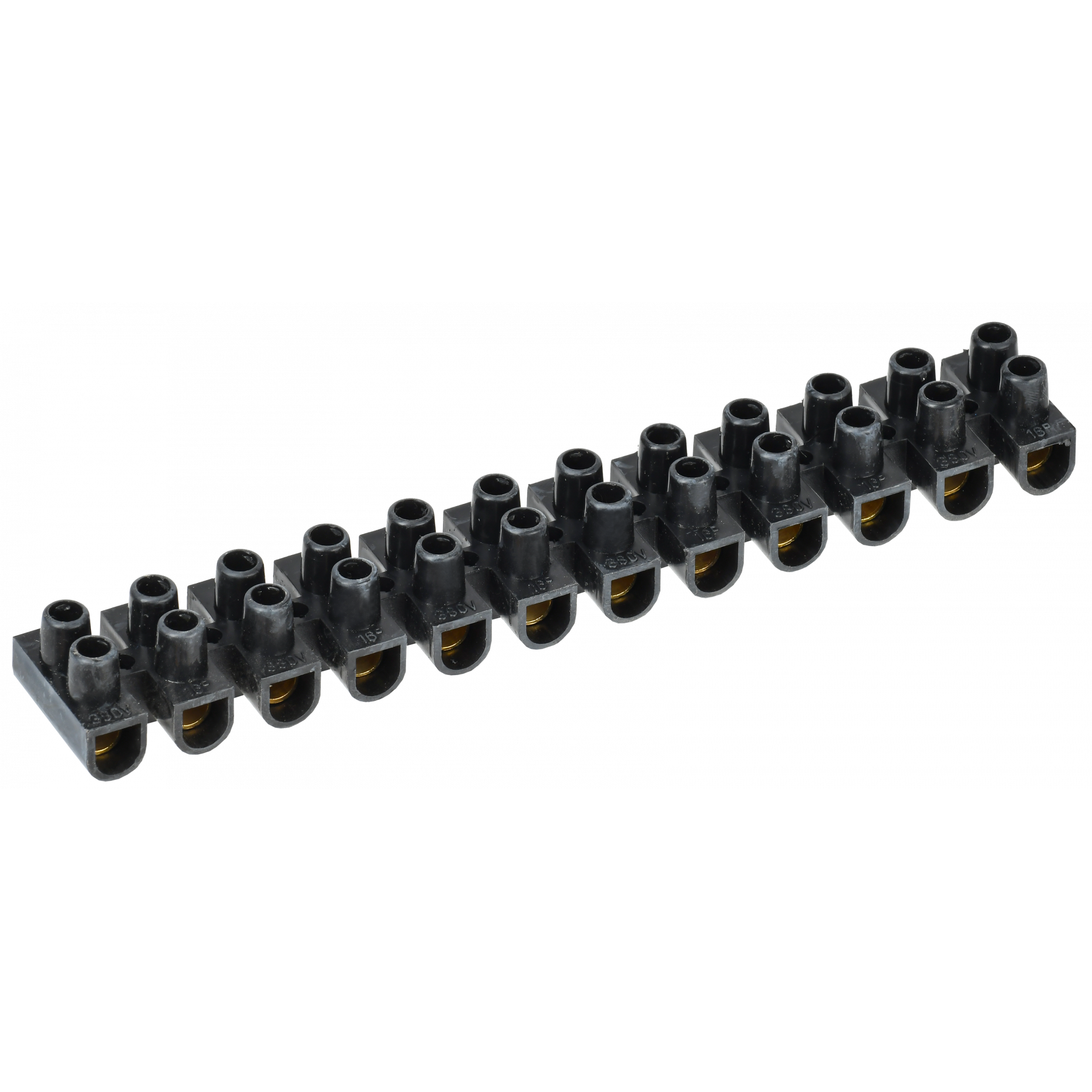 Зажим винтовой ЗВИ-30 н/г 6-16мм2 12пар черные IEK серия Home