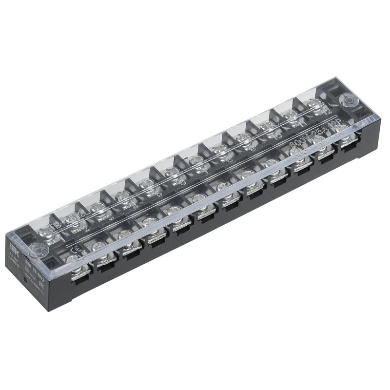 Блок зажимов наборный БЗН ТВ-2512 2,5мм2 25А 12 пар IEK