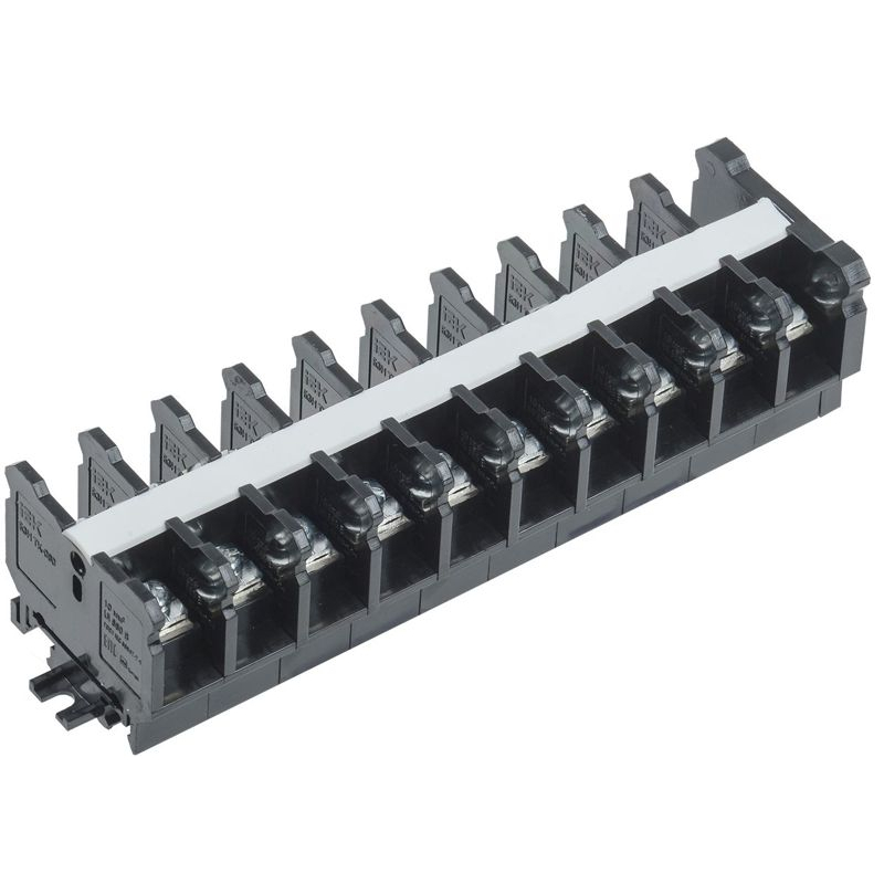 Блок зажимов наборный БЗН TK-060 10мм2 60А на DIN-рейку 10 пар IEK