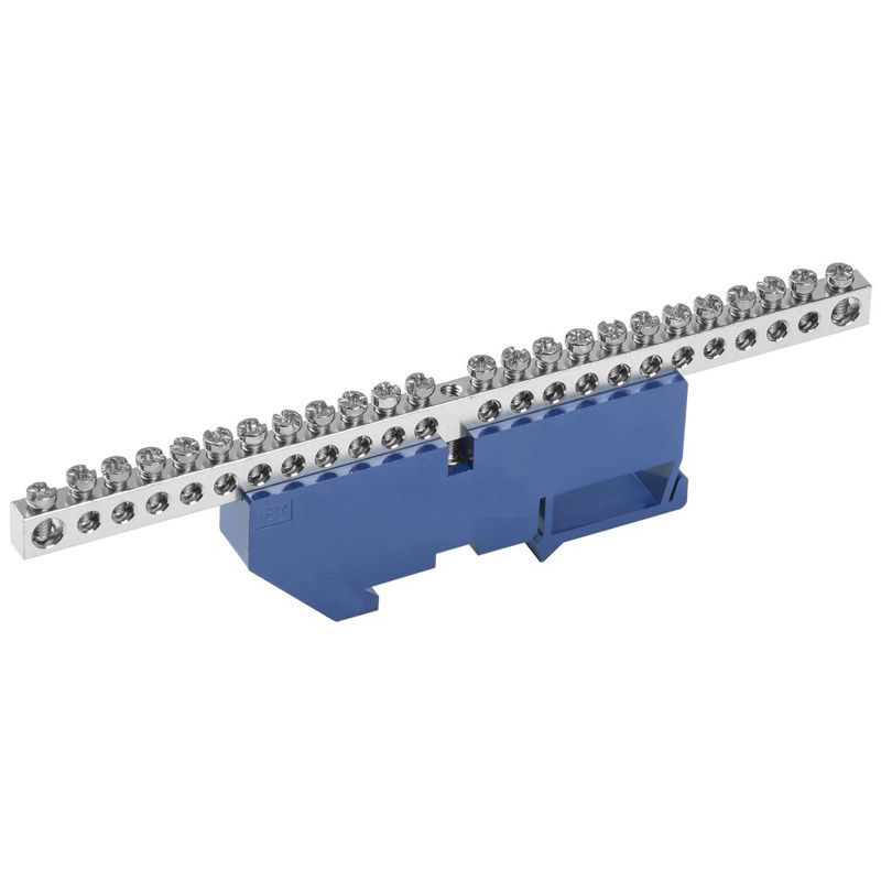 Шина N ноль на DIN-изоляторе с никелевым покрытием ШНИ-6х9-24-Д-С IEK