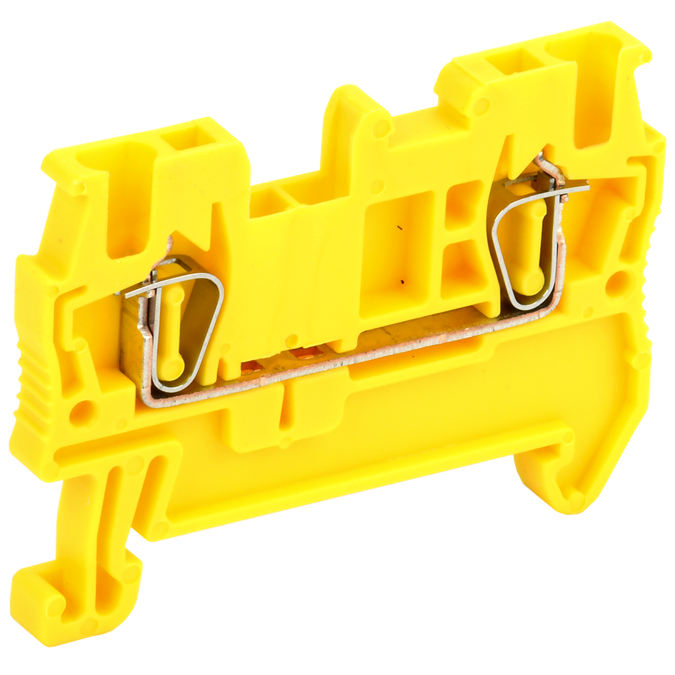 Клемма пружинная КПИ 2в-1,5 17,5А желтая IEK