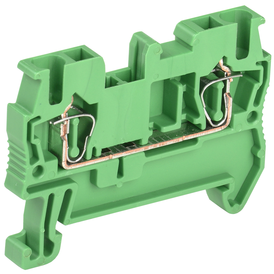 Клемма пружинная КПИ 2в-1,5 17,5А зеленая IEK