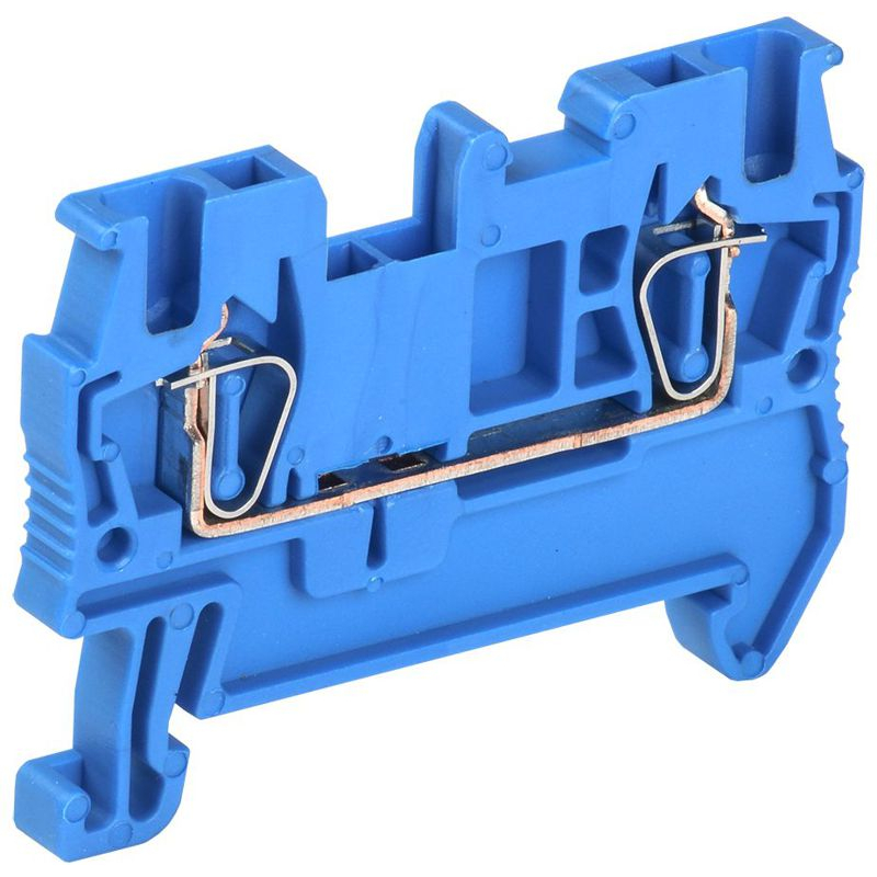 Клемма пружинная КПИ 2в-1,5 17,5А синяя IEK