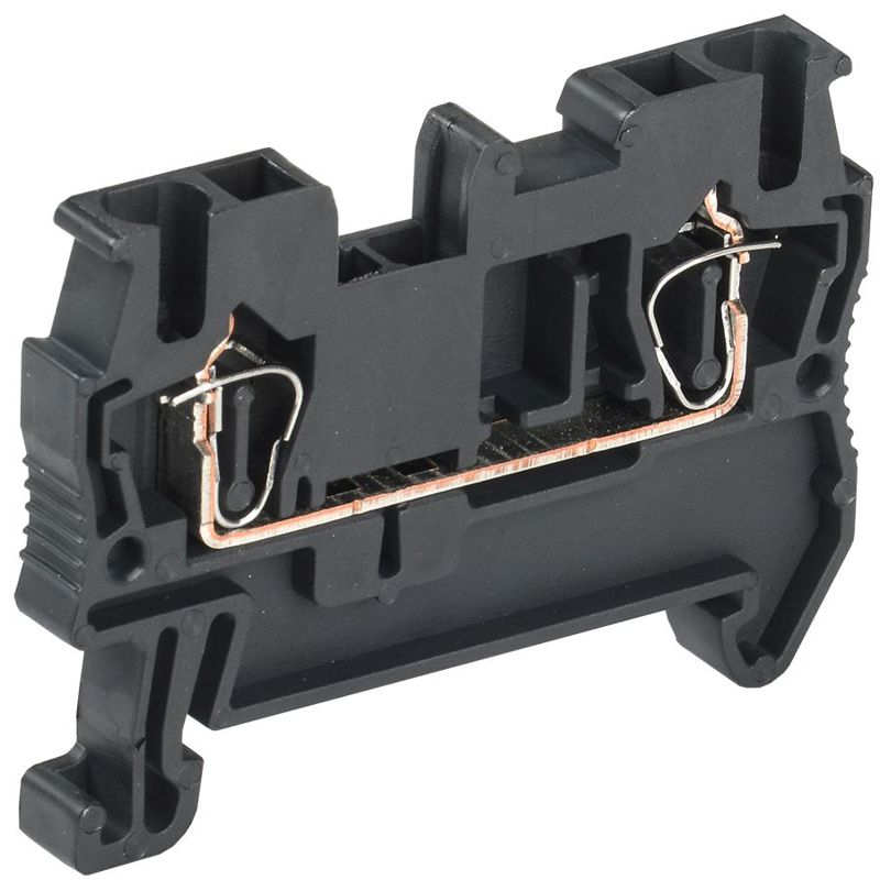 Клемма пружинная КПИ 2в-2,5 31А черная IEK