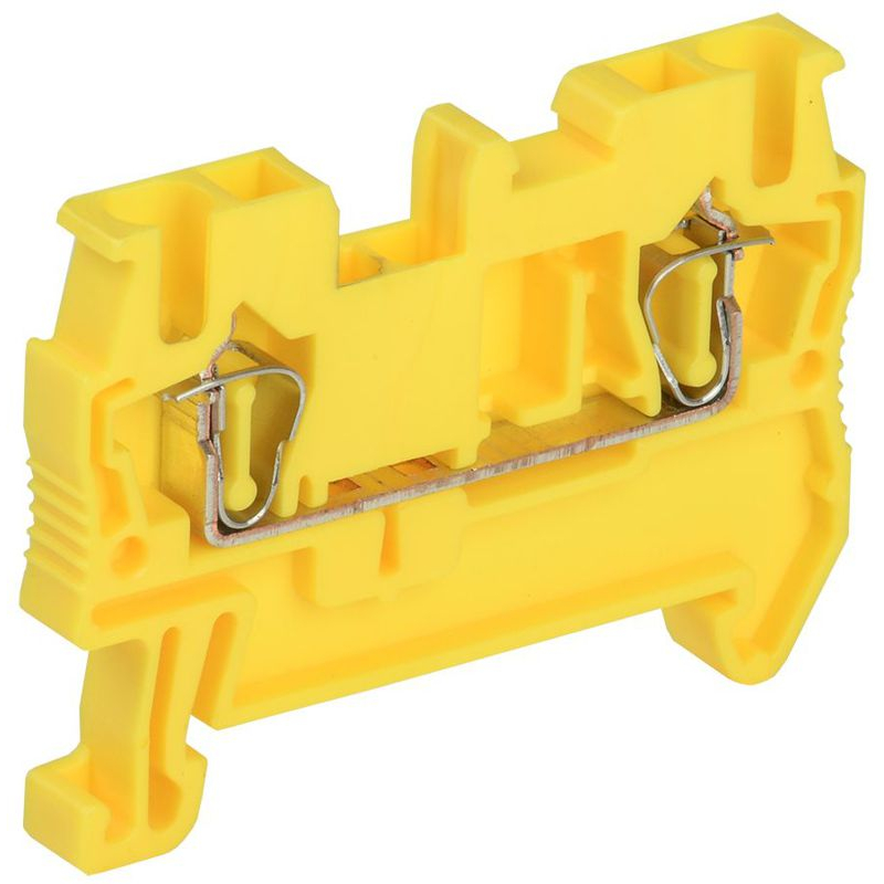 Клемма пружинная КПИ 2в-2,5 31А желтая IEK