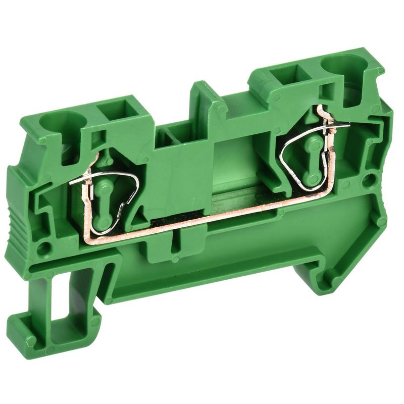 Клемма пружинная КПИ 2в-4 41А зеленая IEK