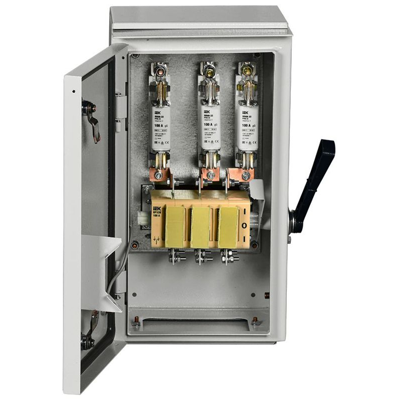 Ящик с рубильником и предохранителями ЯРП-100А (на два направления) У1 IP54 IEK