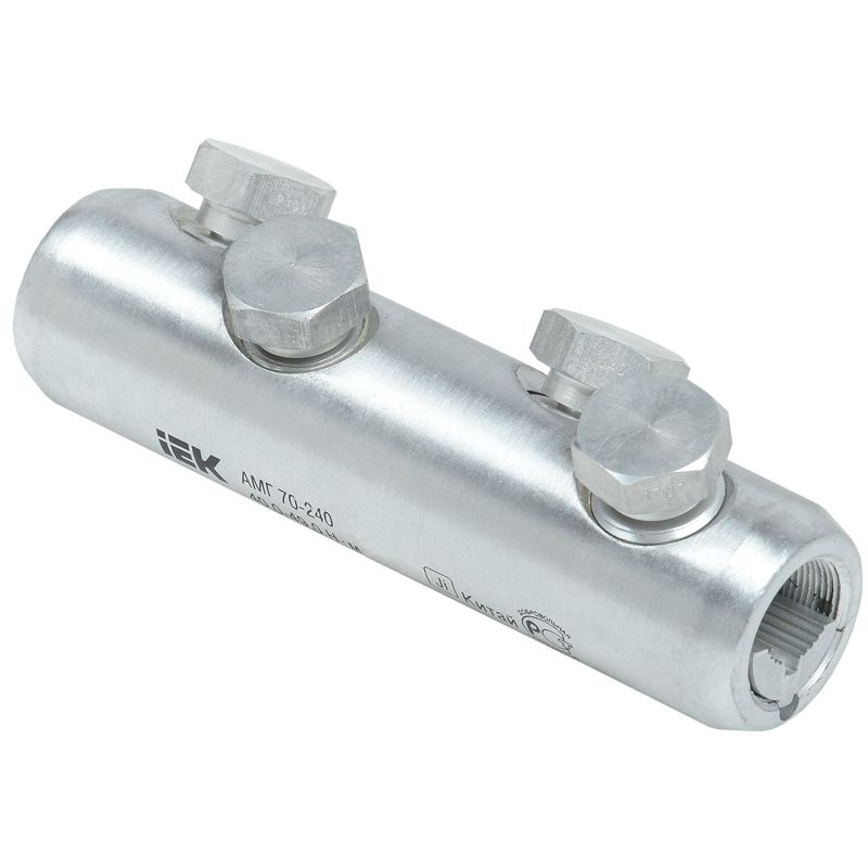 Алюминиевая механическая гильза со срывными болтами АМГ 70-240 IEK