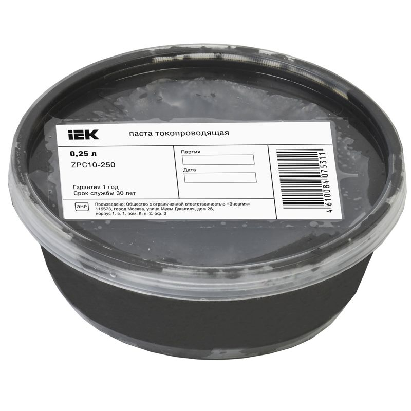 Паста токопроводящая 0,25л IEK