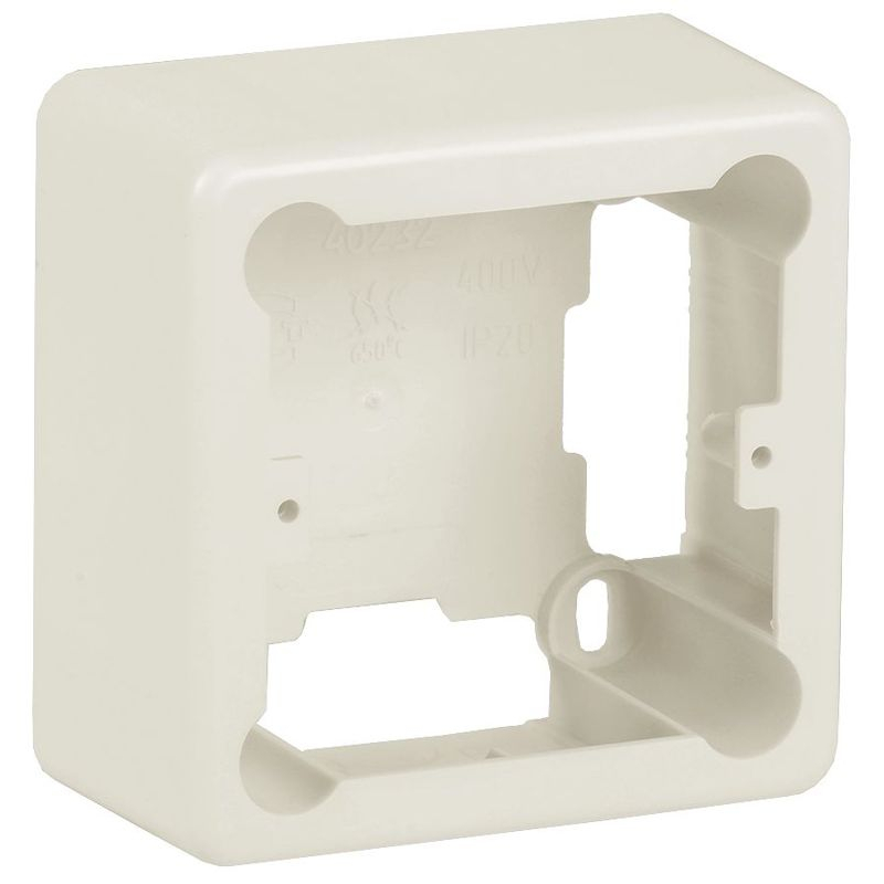 ELECOR Коробка универсальная КМКУ 85х85х42мм неразборная слоновая кость IEK